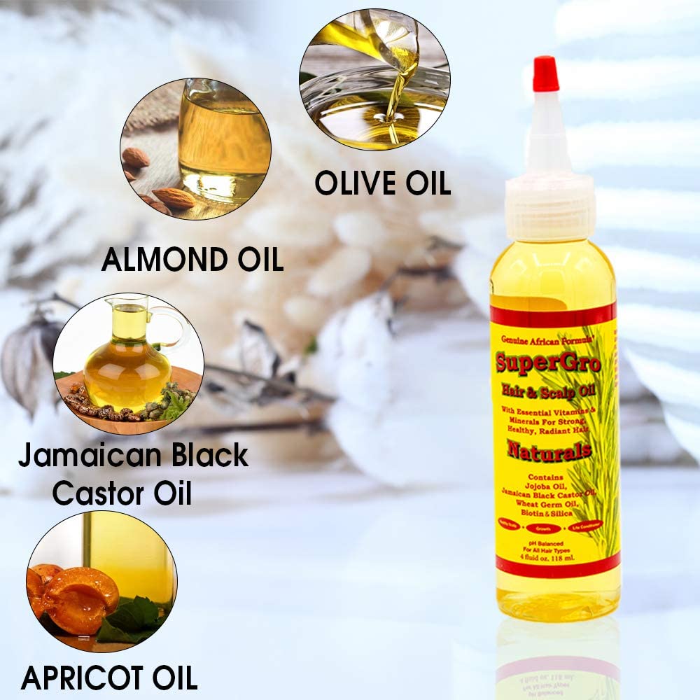 Genuine African Formula SuperGrow Hair and Scalp Oil 4oz