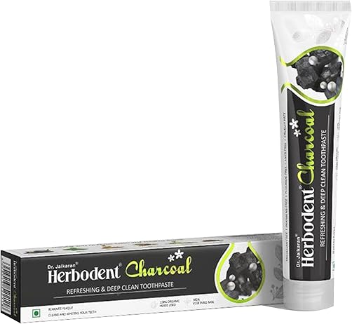 Herbodent Charcoal 6.53oz (185g) Pack of 72