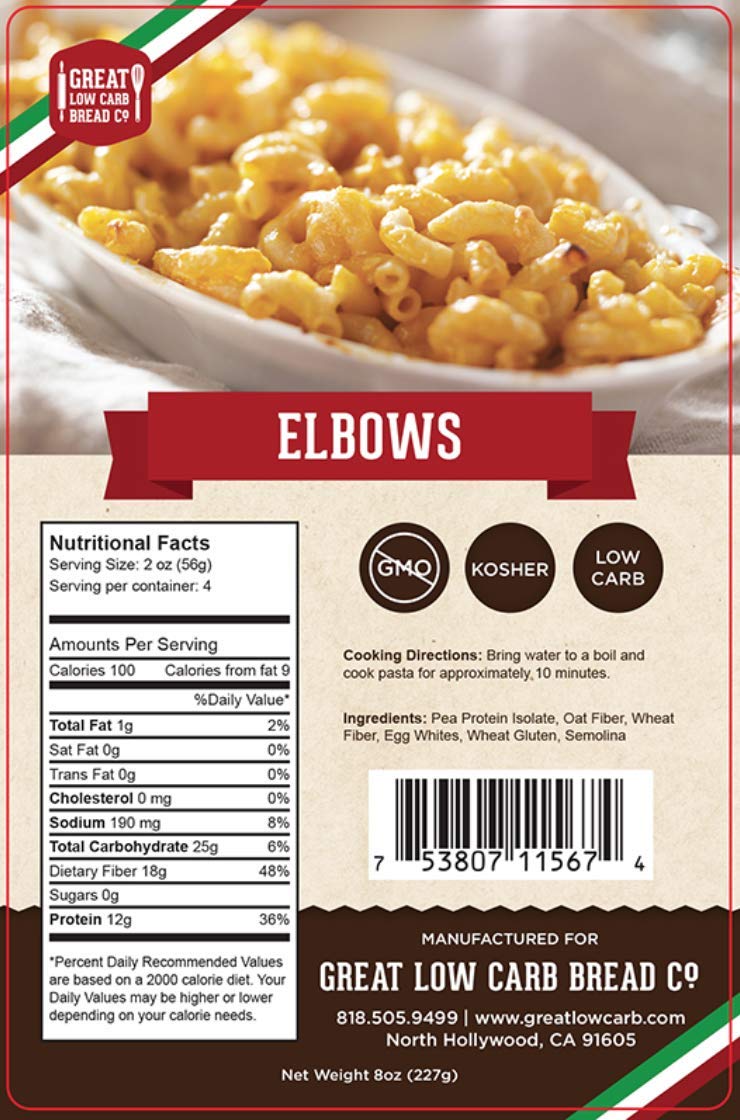 Low Carb Pasta Elbows