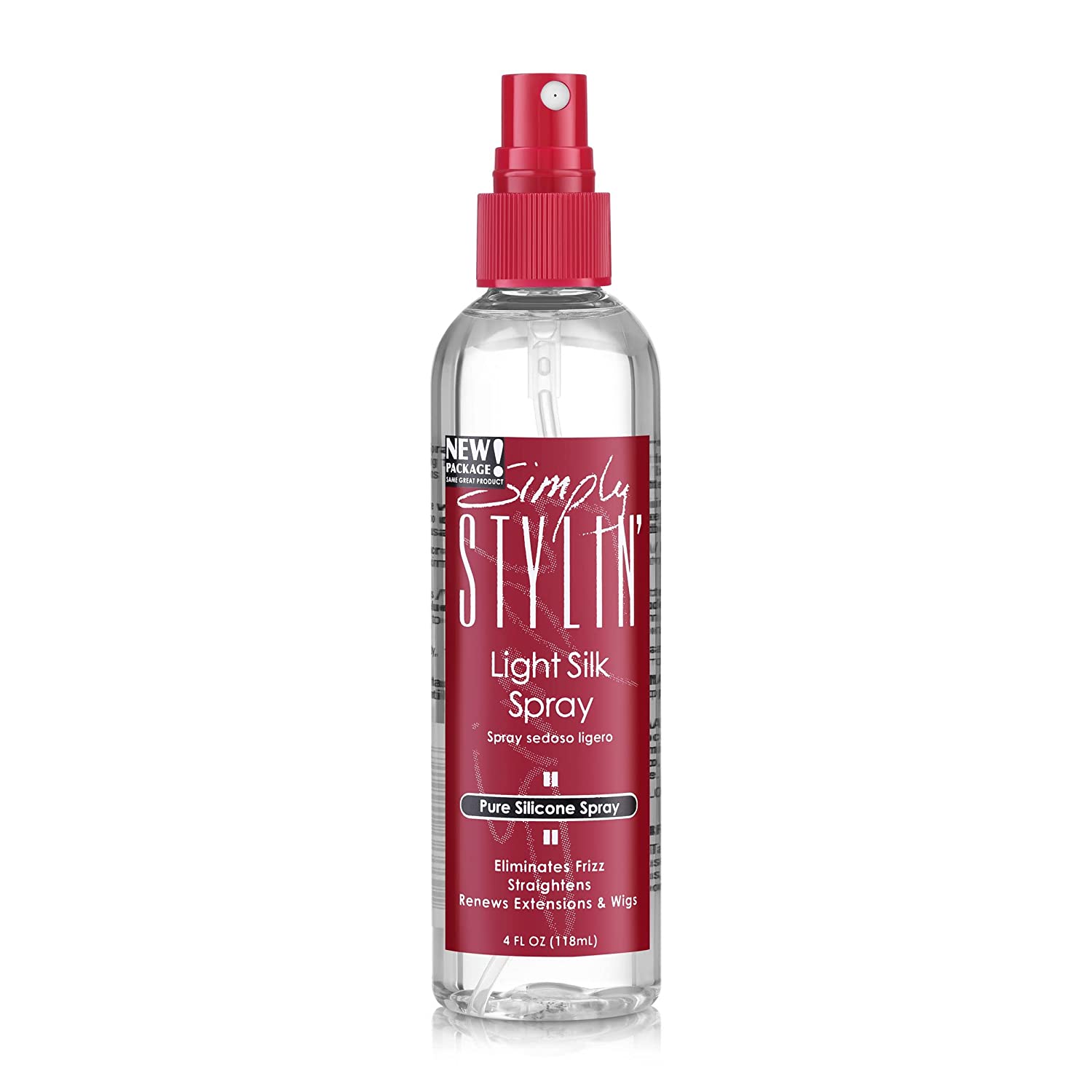 Simply Stylin Light Silk Spray Anti Frizz Hair Spray Pure